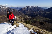 42 Cresta innevata panoramica sulla Val Taleggio